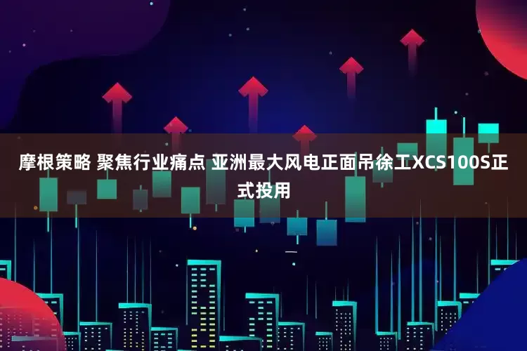摩根策略 聚焦行业痛点 亚洲最大风电正面吊徐工XCS100S正式投用